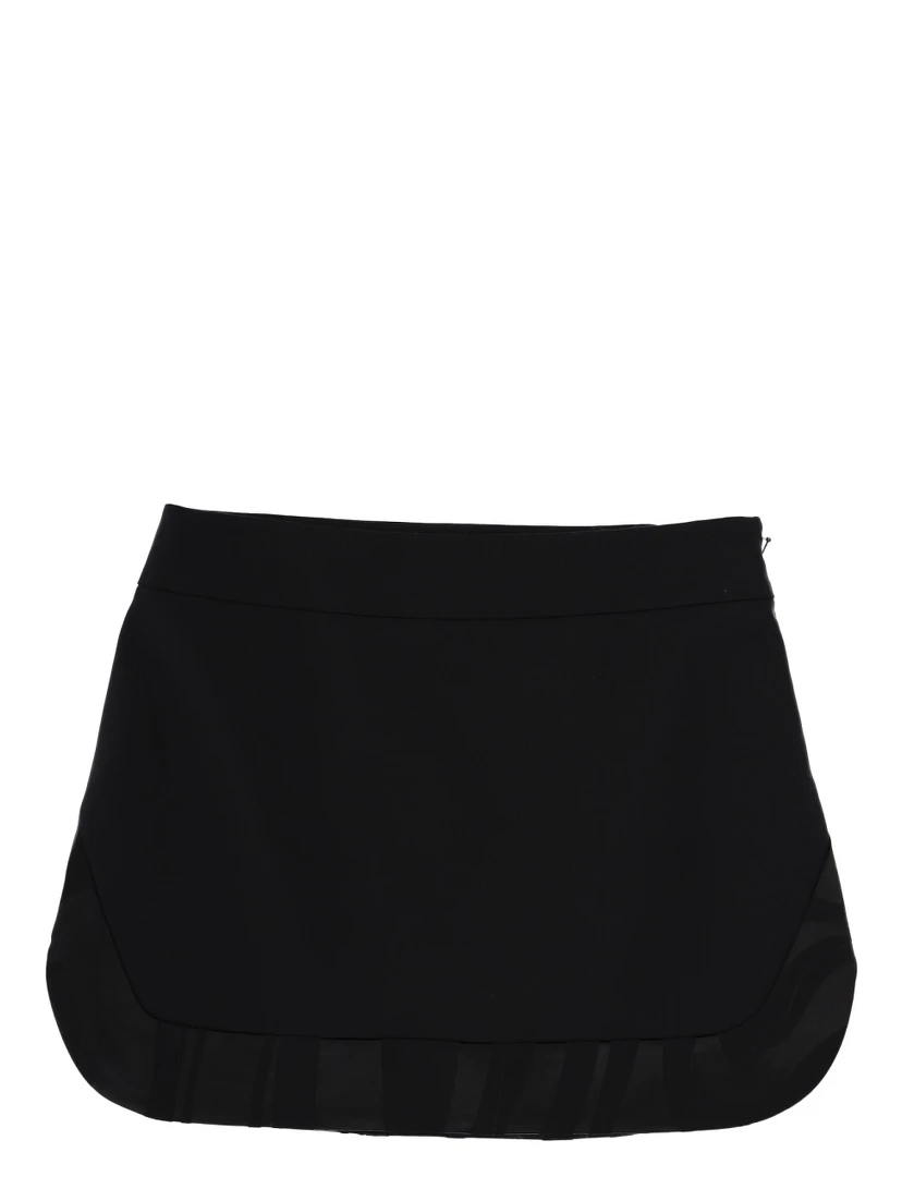 WOOL MINISKIRT