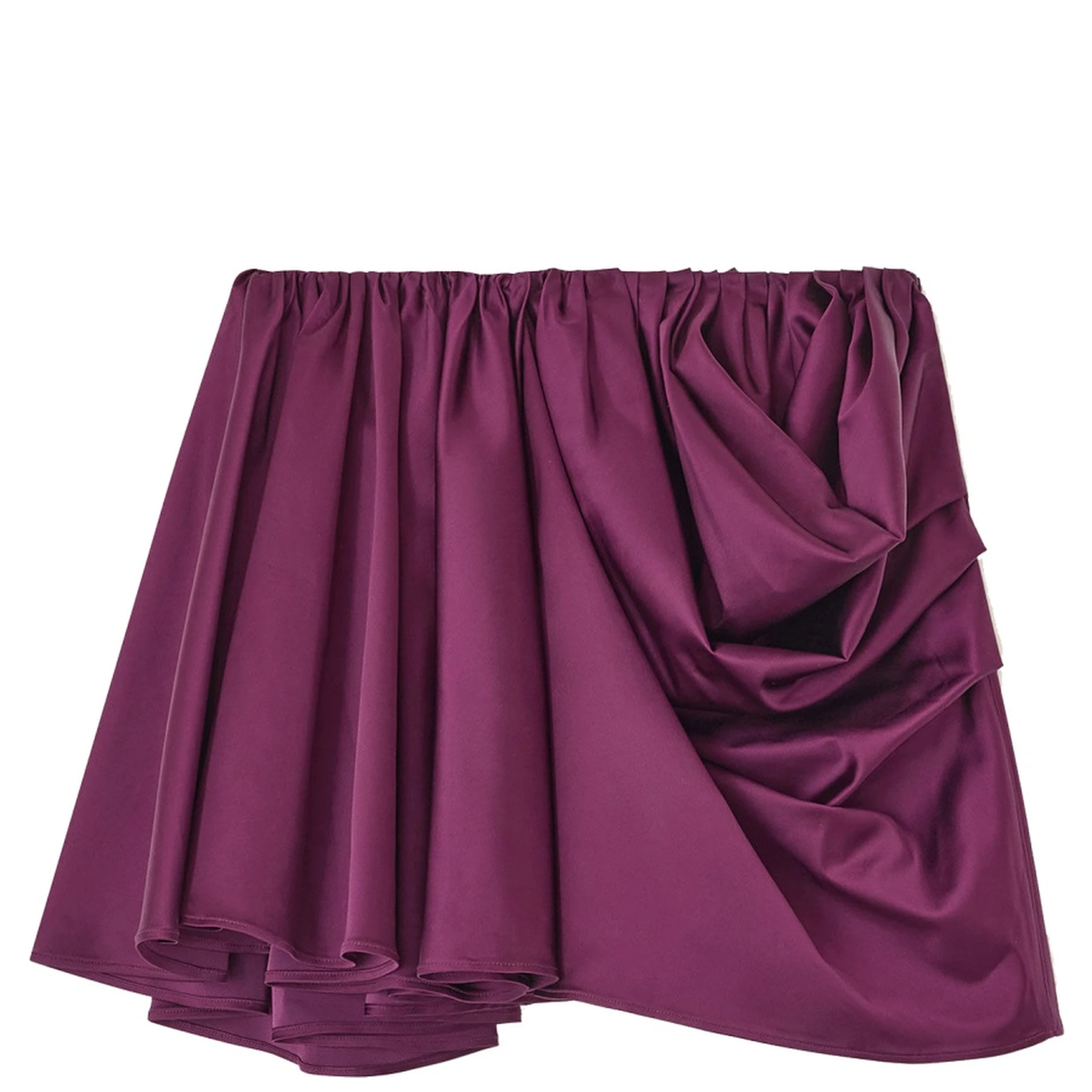 MINISKIRT WITH DRAPE