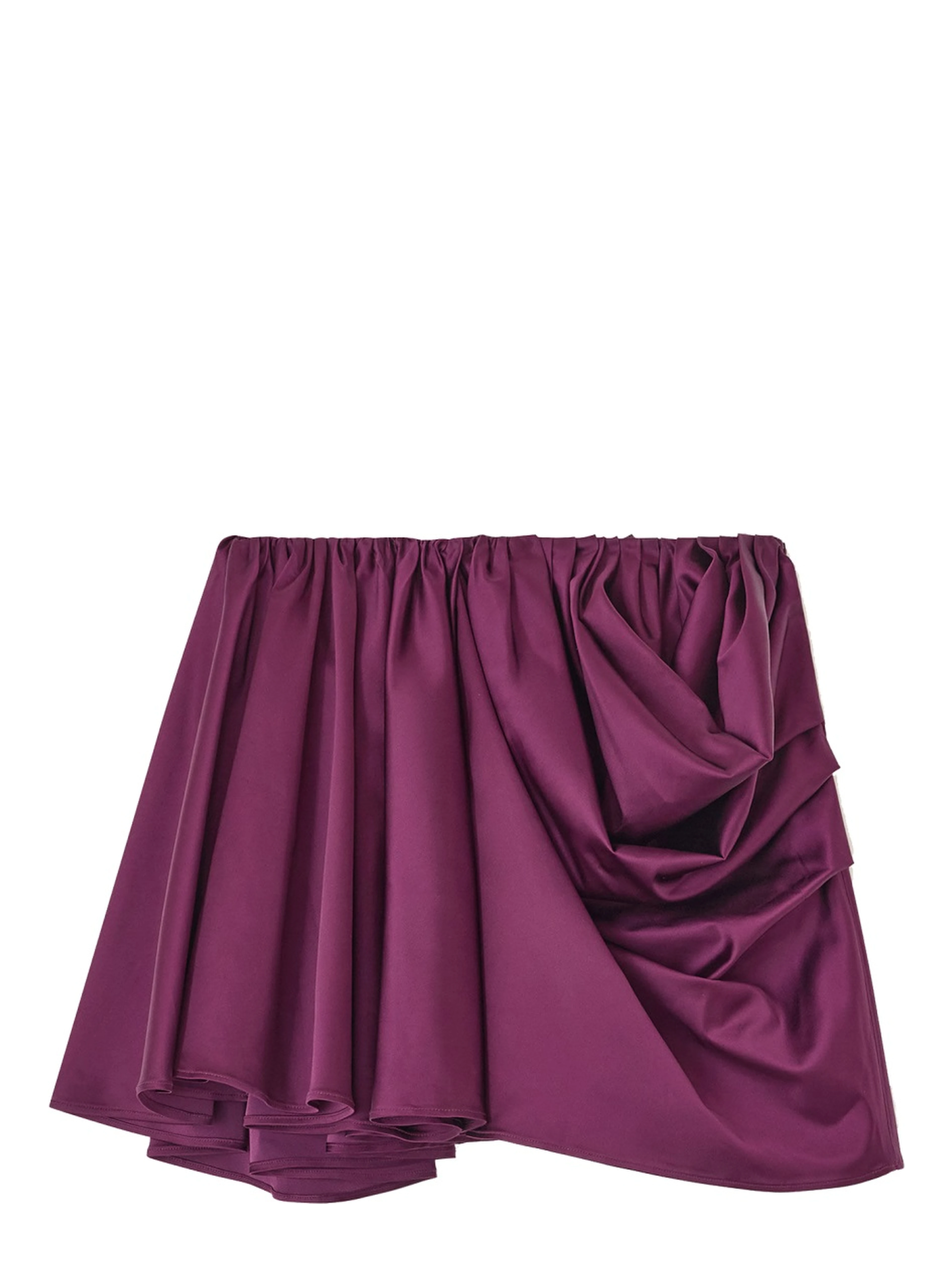 MINISKIRT WITH DRAPE