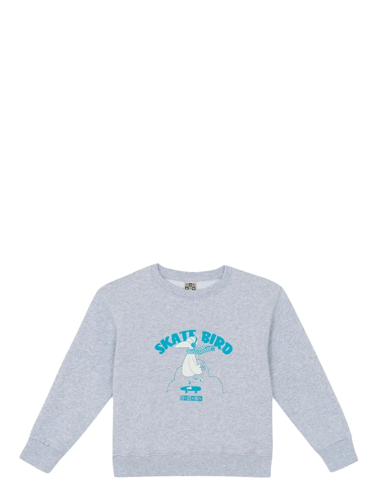 "SMILE SKATEBIRD" SWEATER