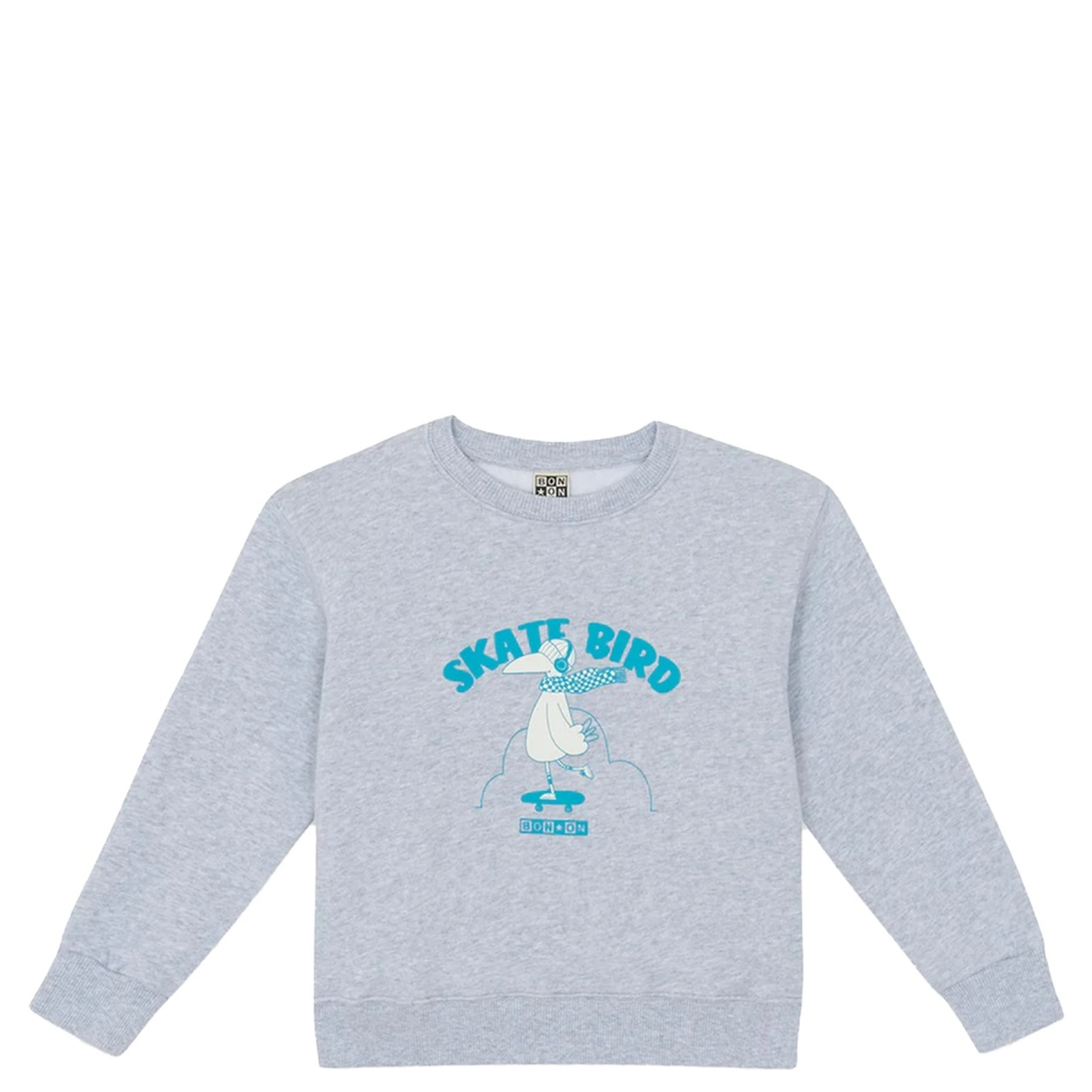 "SMILE SKATEBIRD" SWEATER
