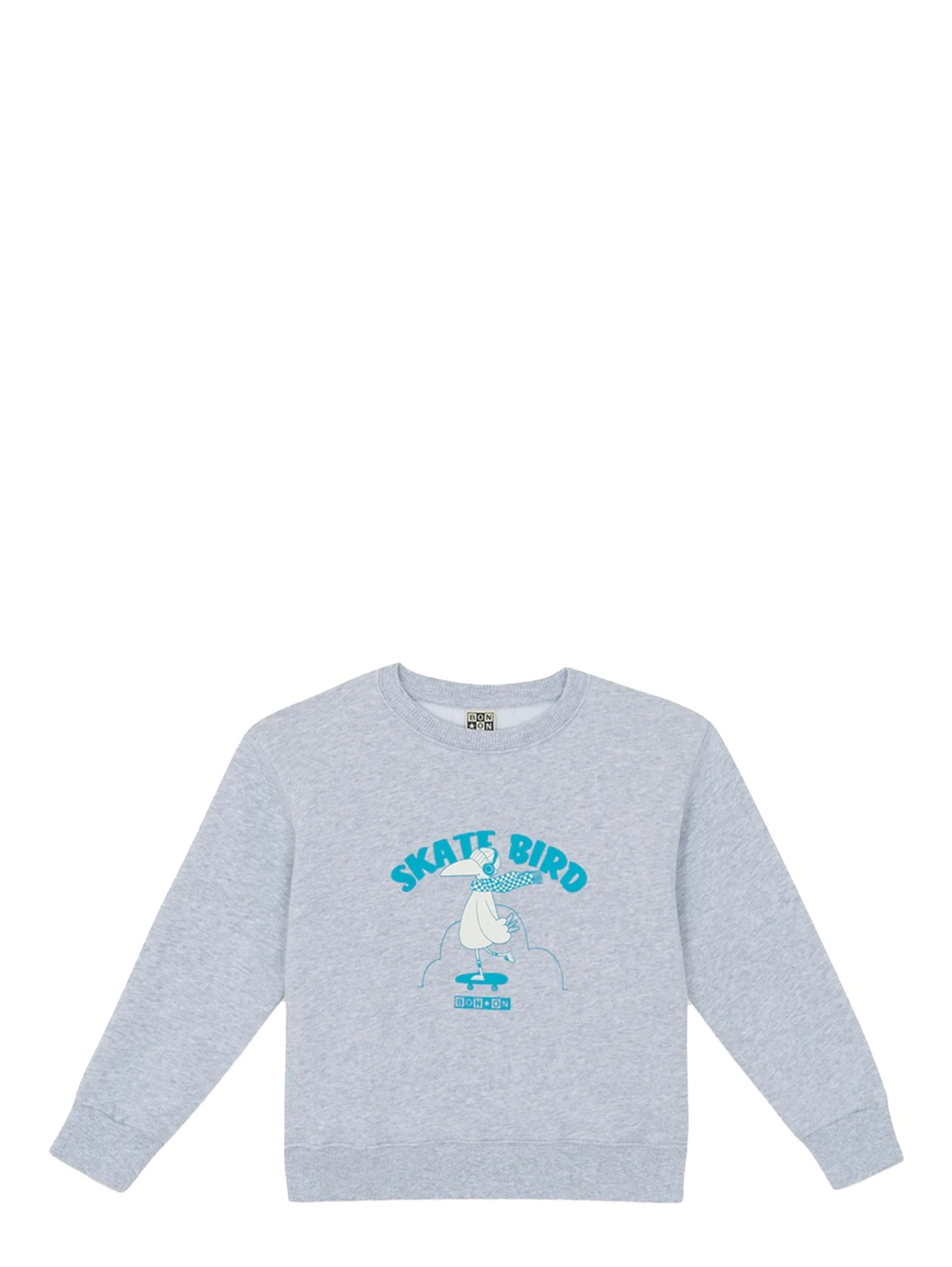 "SMILE SKATEBIRD" SWEATER