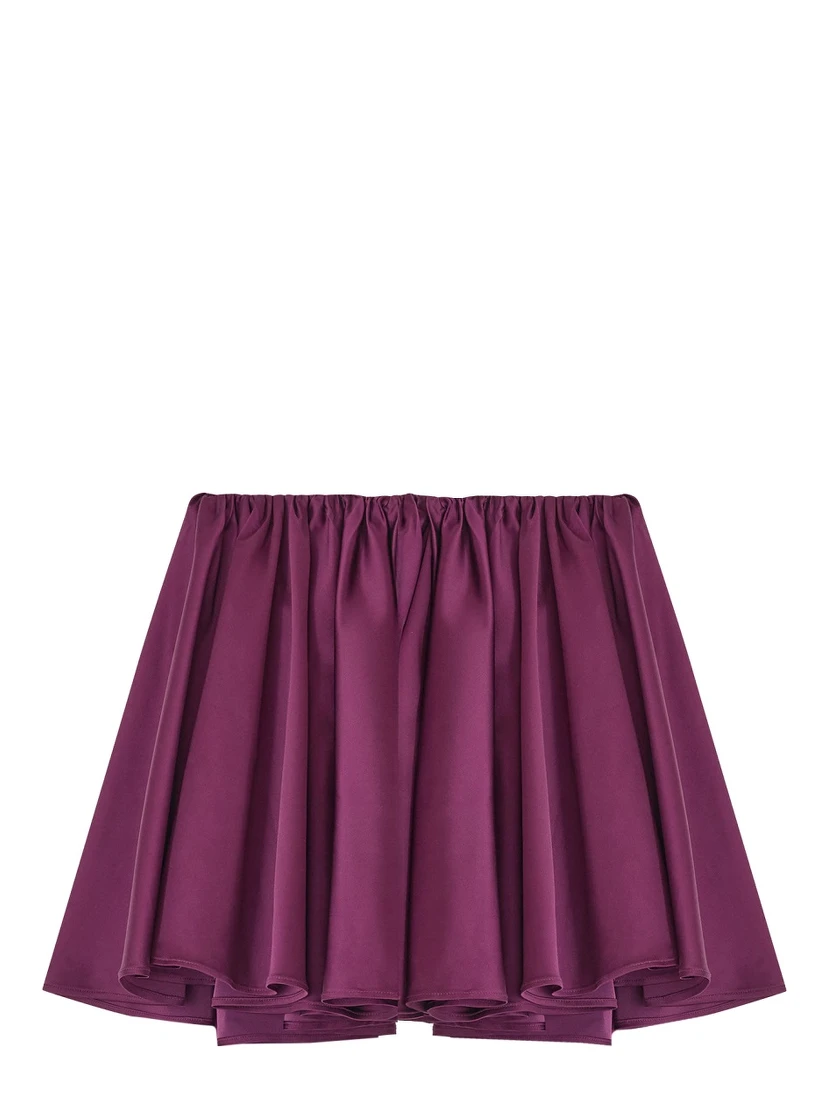MINISKIRT WITH DRAPE