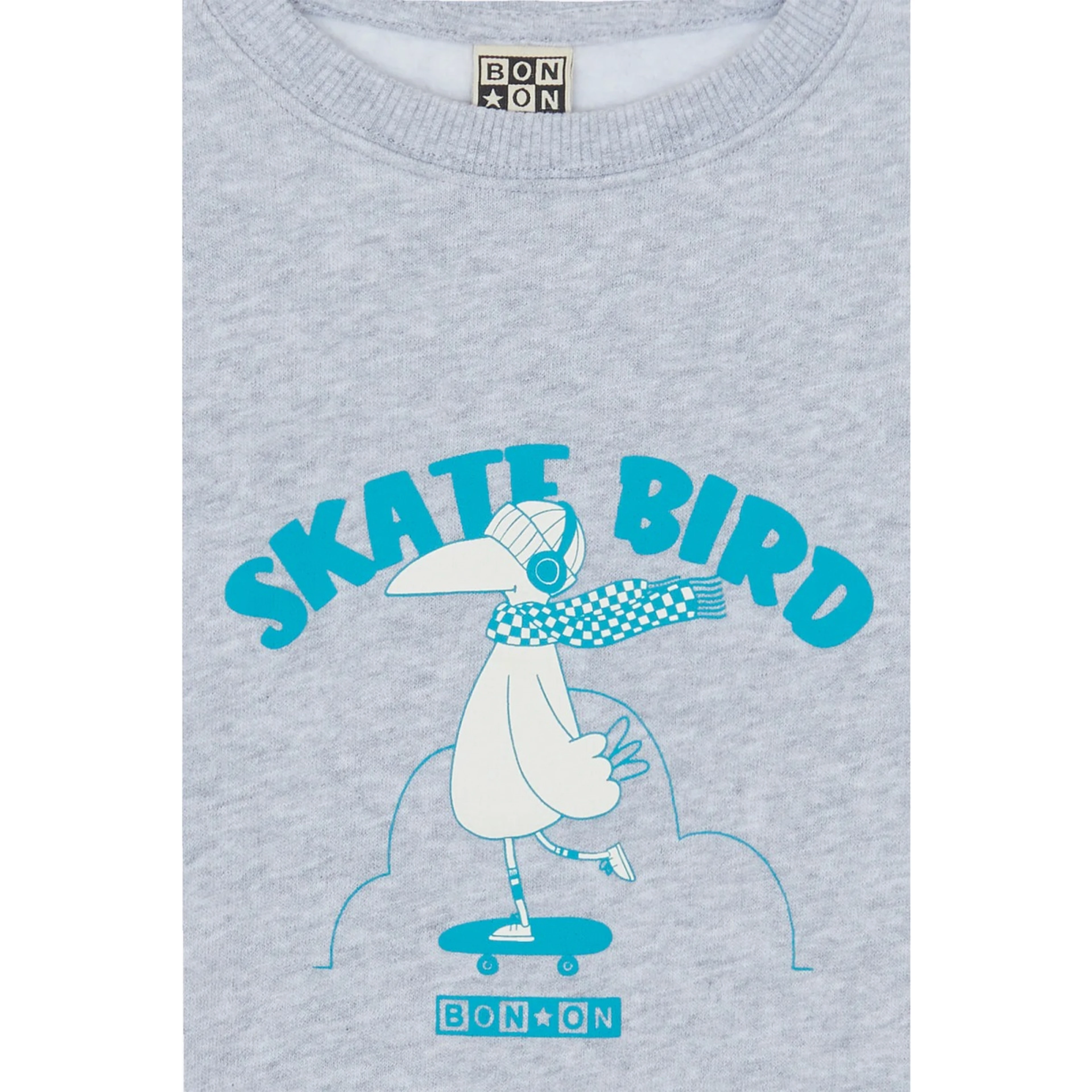 "SMILE SKATEBIRD" SWEATER