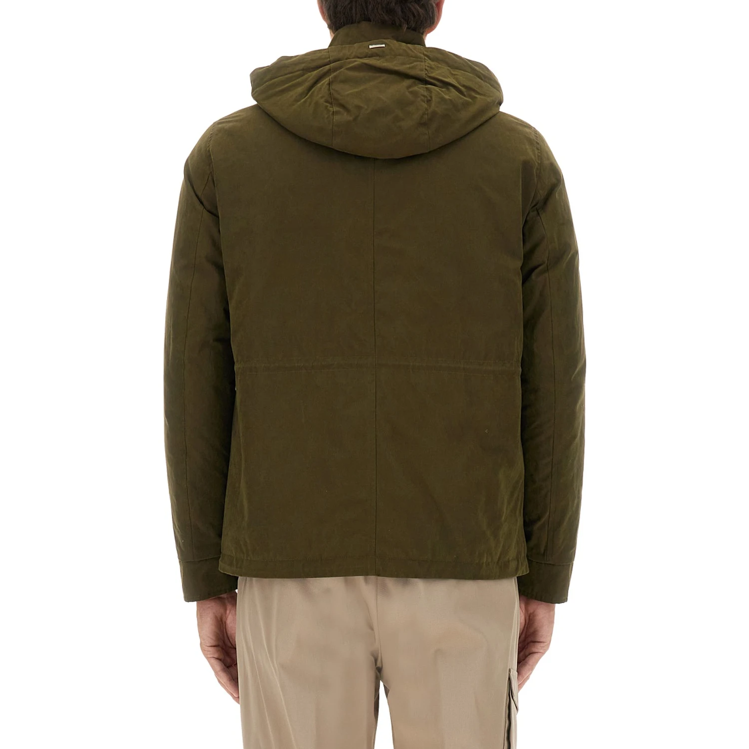 WAXED COTTON SHORT PARKA