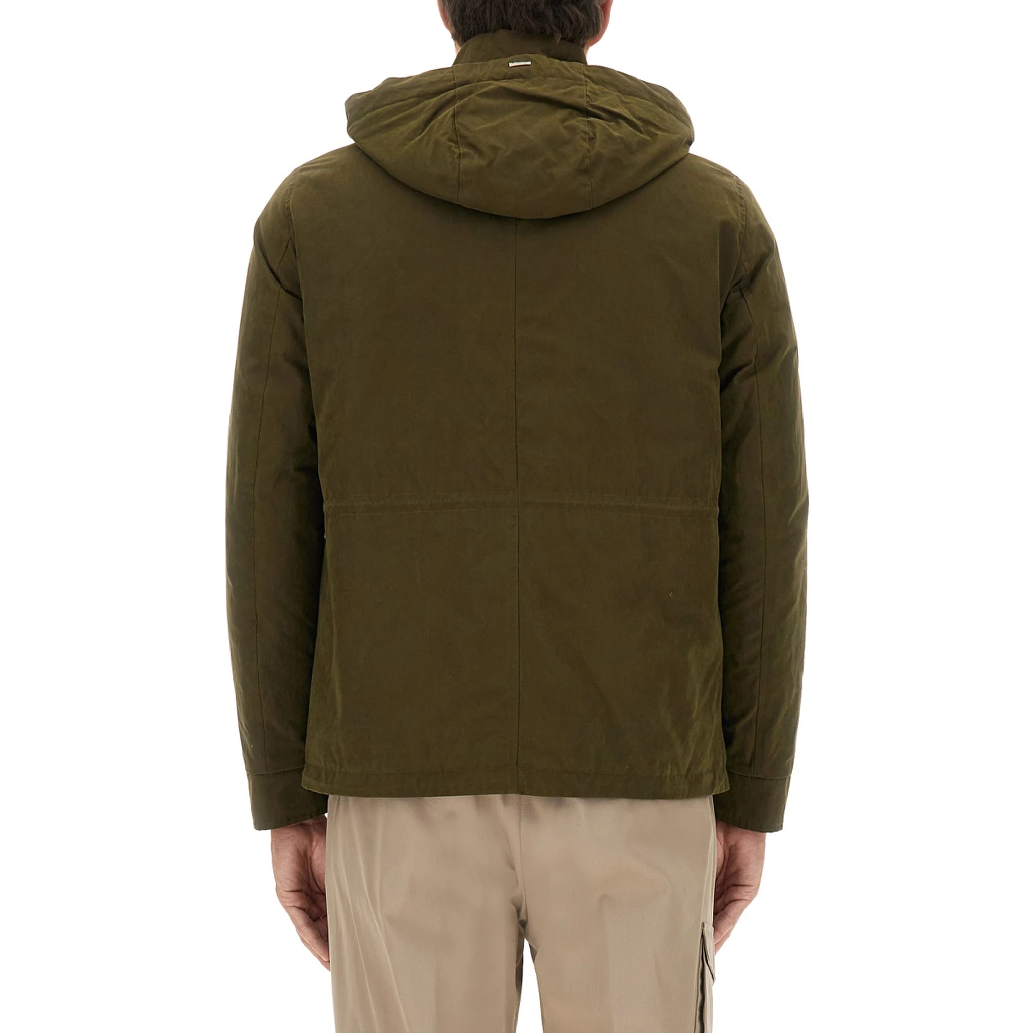 WAXED COTTON SHORT PARKA