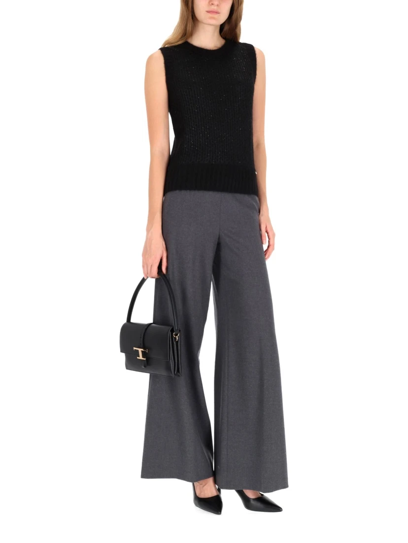 METALLIC EFFECT SEQUINED VEST