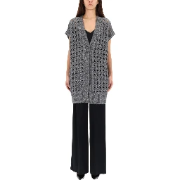 VEST WITH PERFORATED WORKMANSHIP