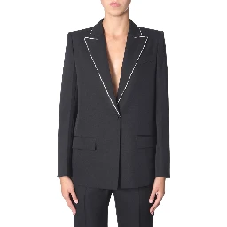 WOOL BLAZER WITH STRASS