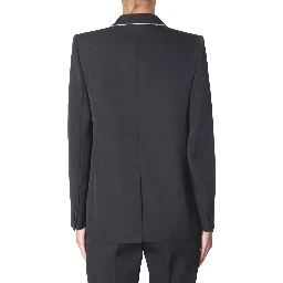 WOOL BLAZER WITH STRASS