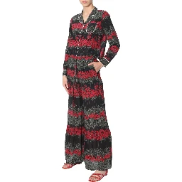 DREAMING PEONY PRINT TROUSERS