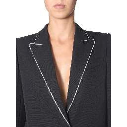 WOOL BLAZER WITH STRASS