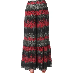 DREAMING PEONY PRINT TROUSERS