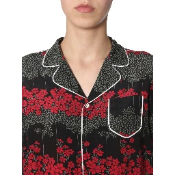SHIRT WITH DREAMING PEONY PRINT