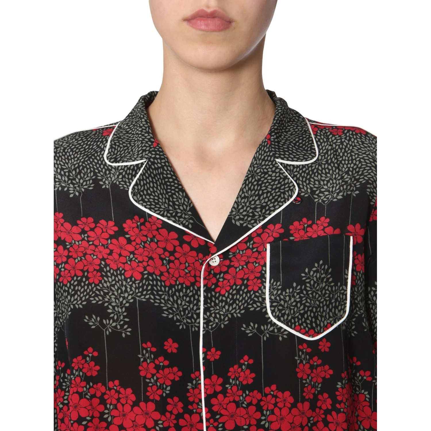 SHIRT WITH DREAMING PEONY PRINT