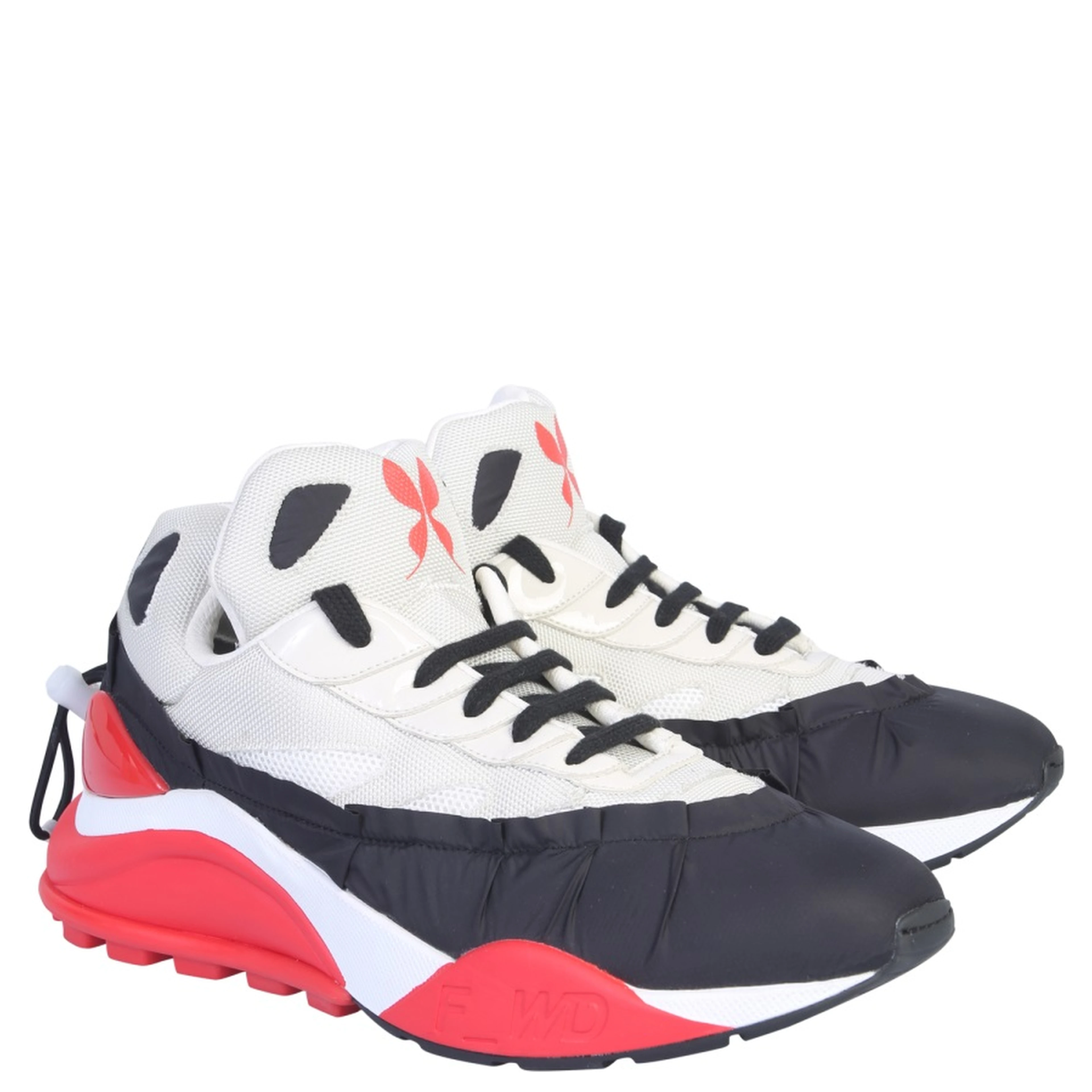 NYLON AND MESH SNEAKERS
