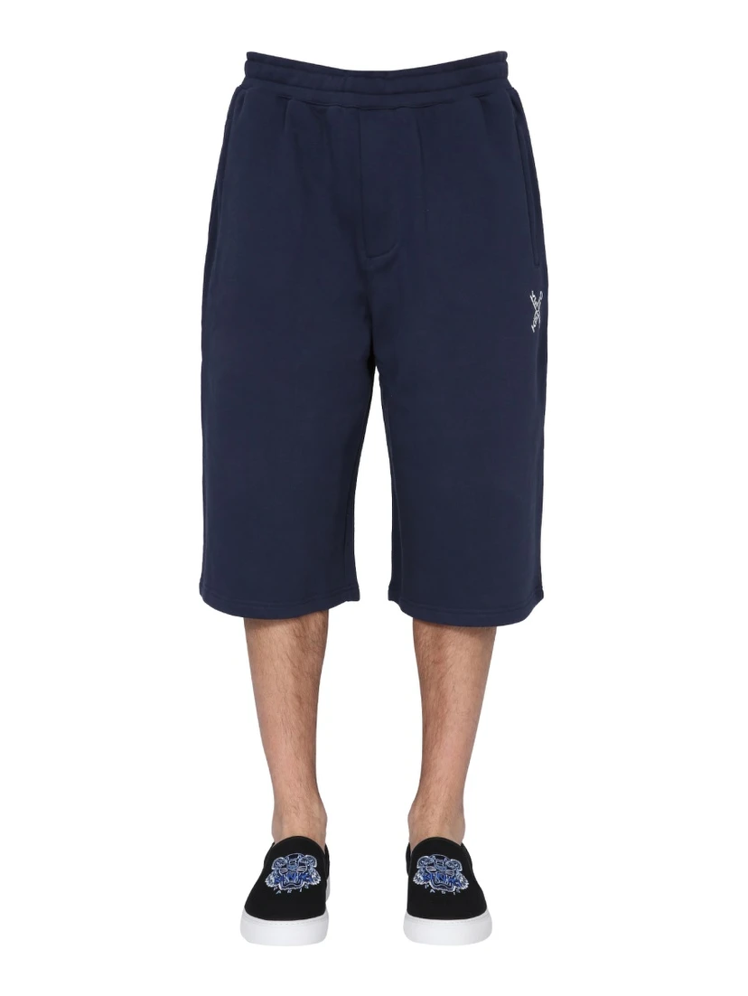 COTTON SWEATSHIRT SHORTS