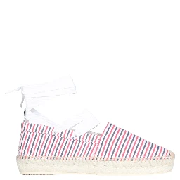 SEERSUCKER COTTON ESPADRILLES