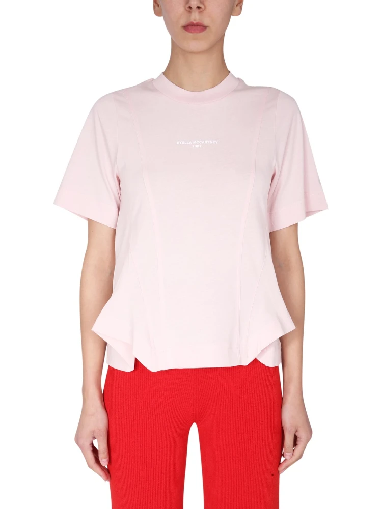 T-SHIRT WITH LOGO PRINT