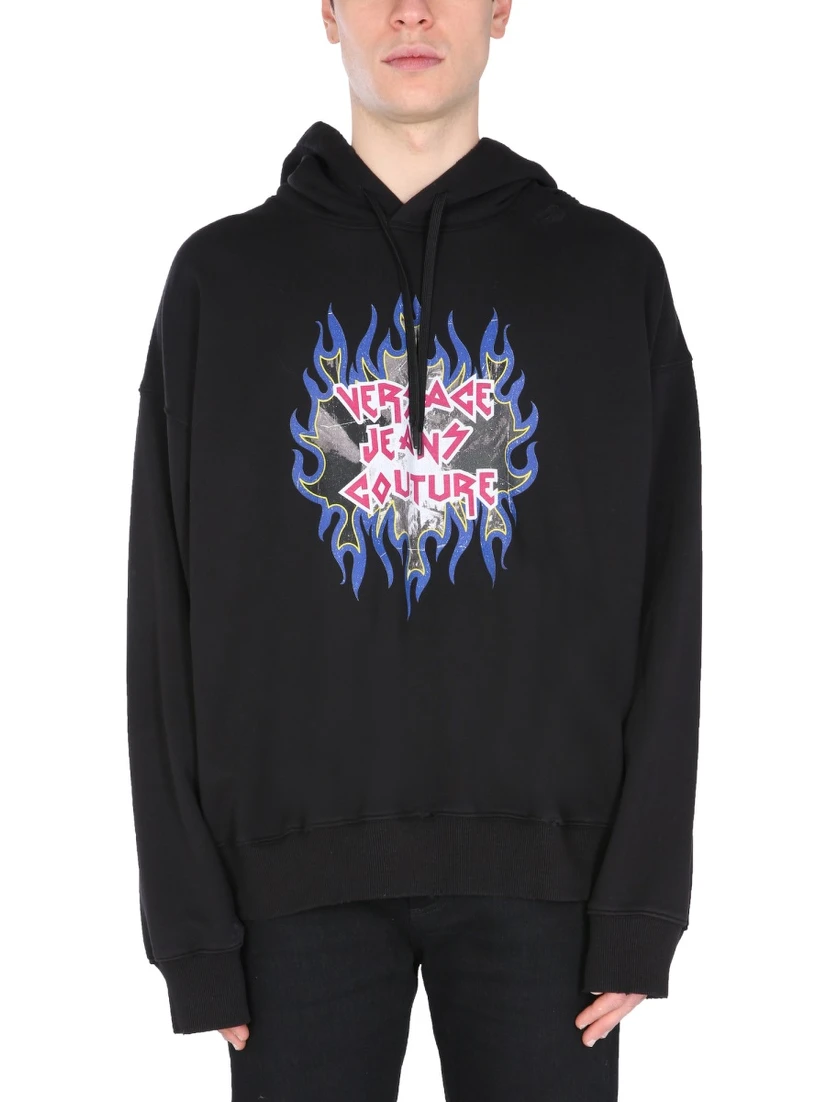 SWEATSHIRT WITH ROCK LOGO