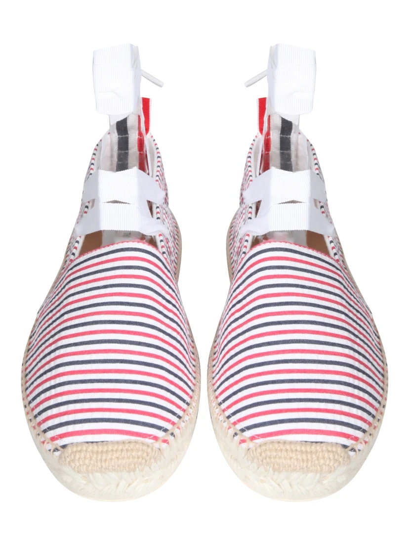 SEERSUCKER COTTON ESPADRILLES