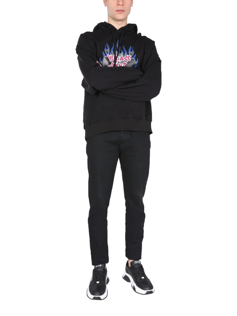 SWEATSHIRT WITH ROCK LOGO