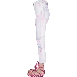 "WOOL" PRINTED JEANS