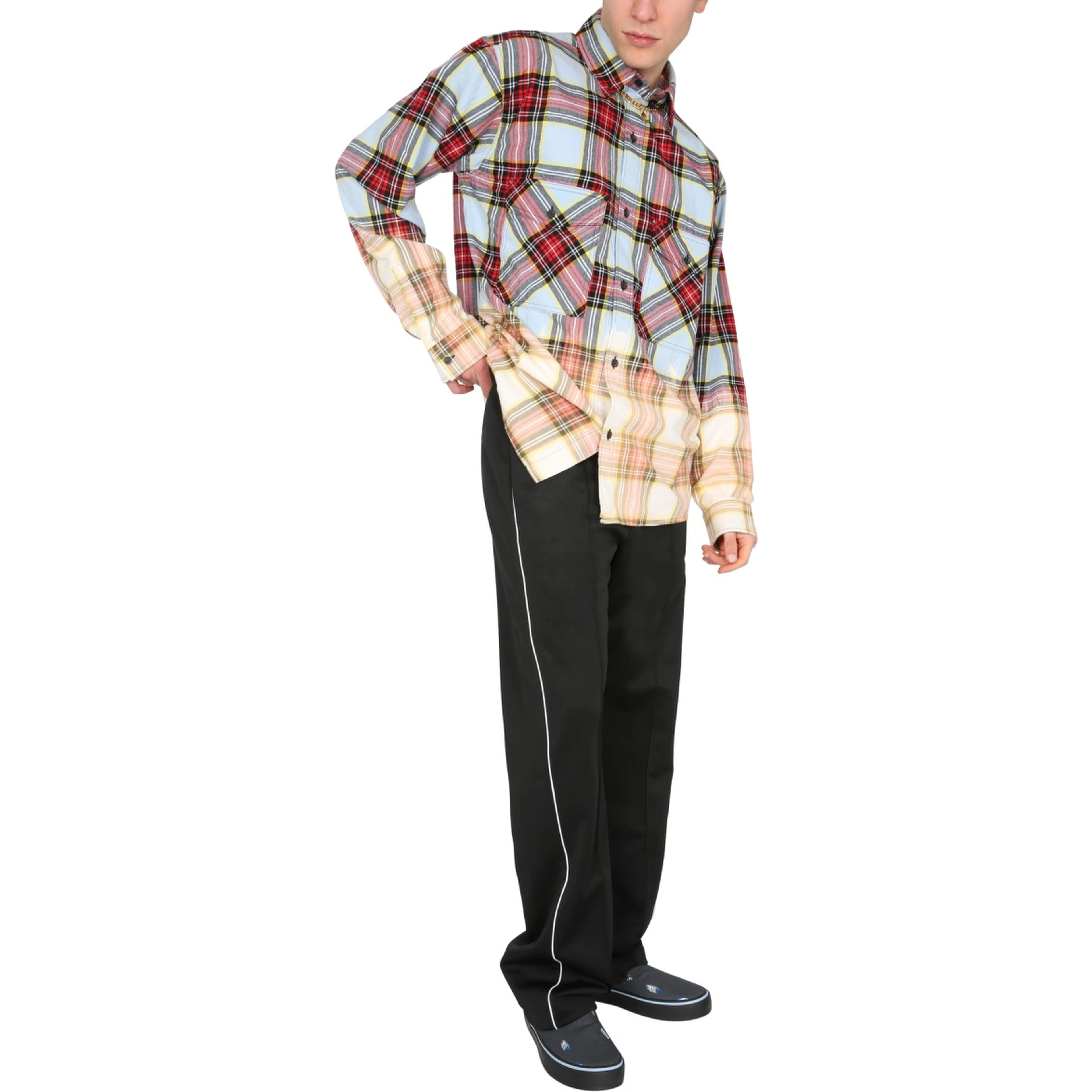 SHIRT WITH CHECK PRINT