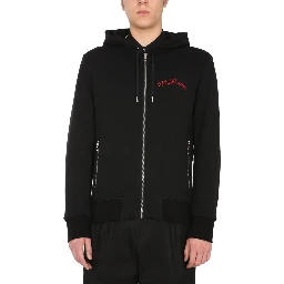 HOODED SWEATSHIRT WITH ZIP