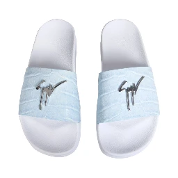 SLIDE SANDALS WITH LOGO
