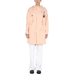 PARKA WITH LOGO PATCH