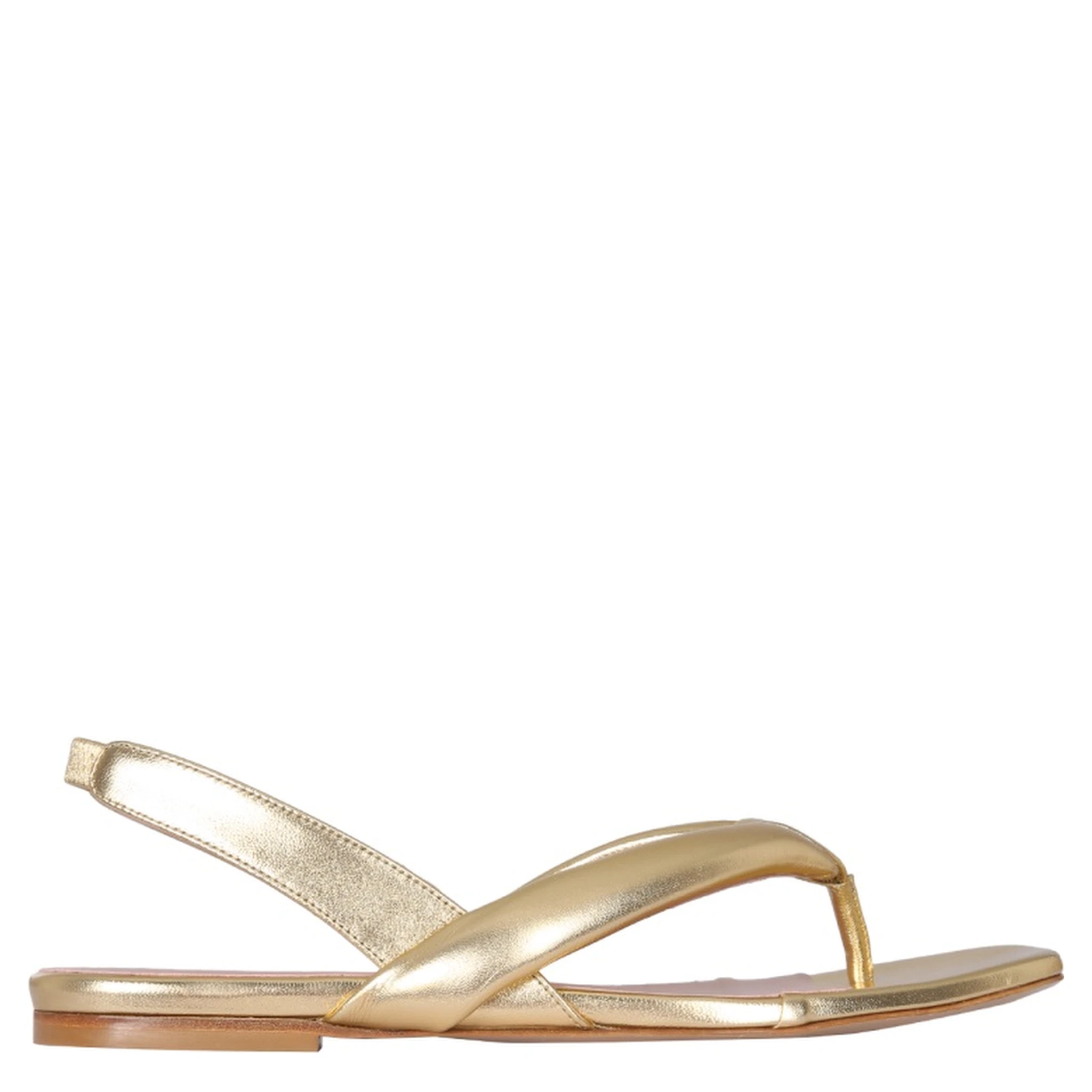 LEATHER SLINGBACK SANDALS