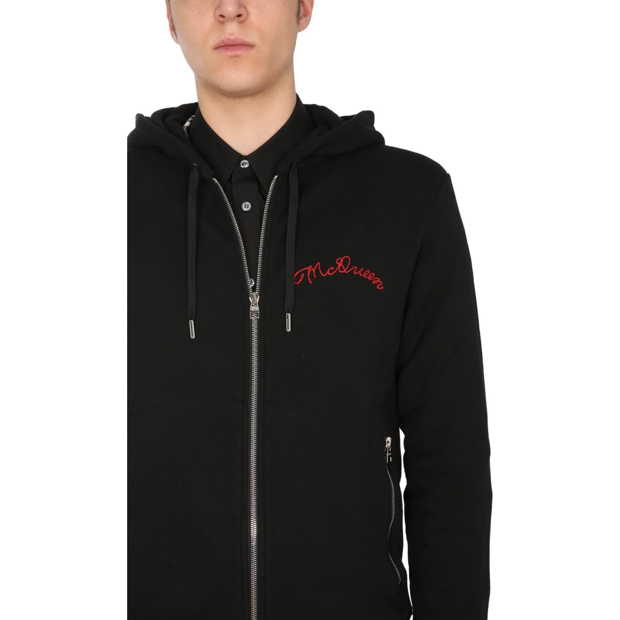 HOODED SWEATSHIRT WITH ZIP