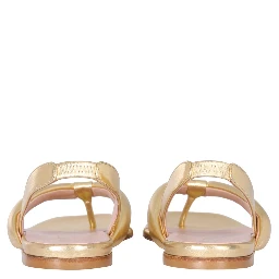 LEATHER SLINGBACK SANDALS