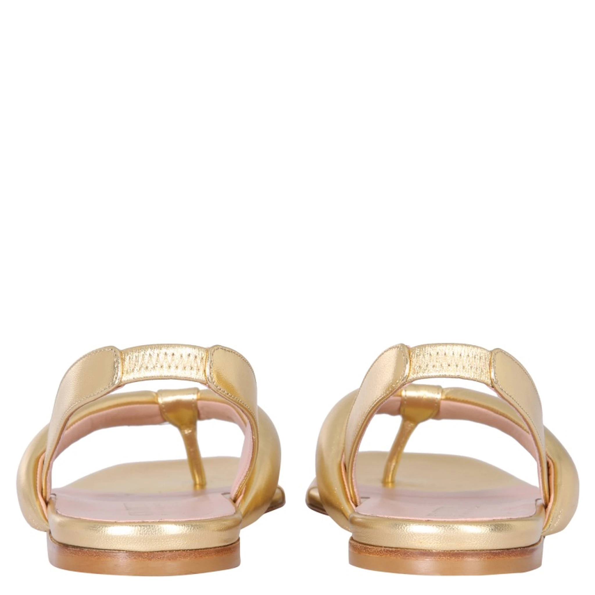 LEATHER SLINGBACK SANDALS