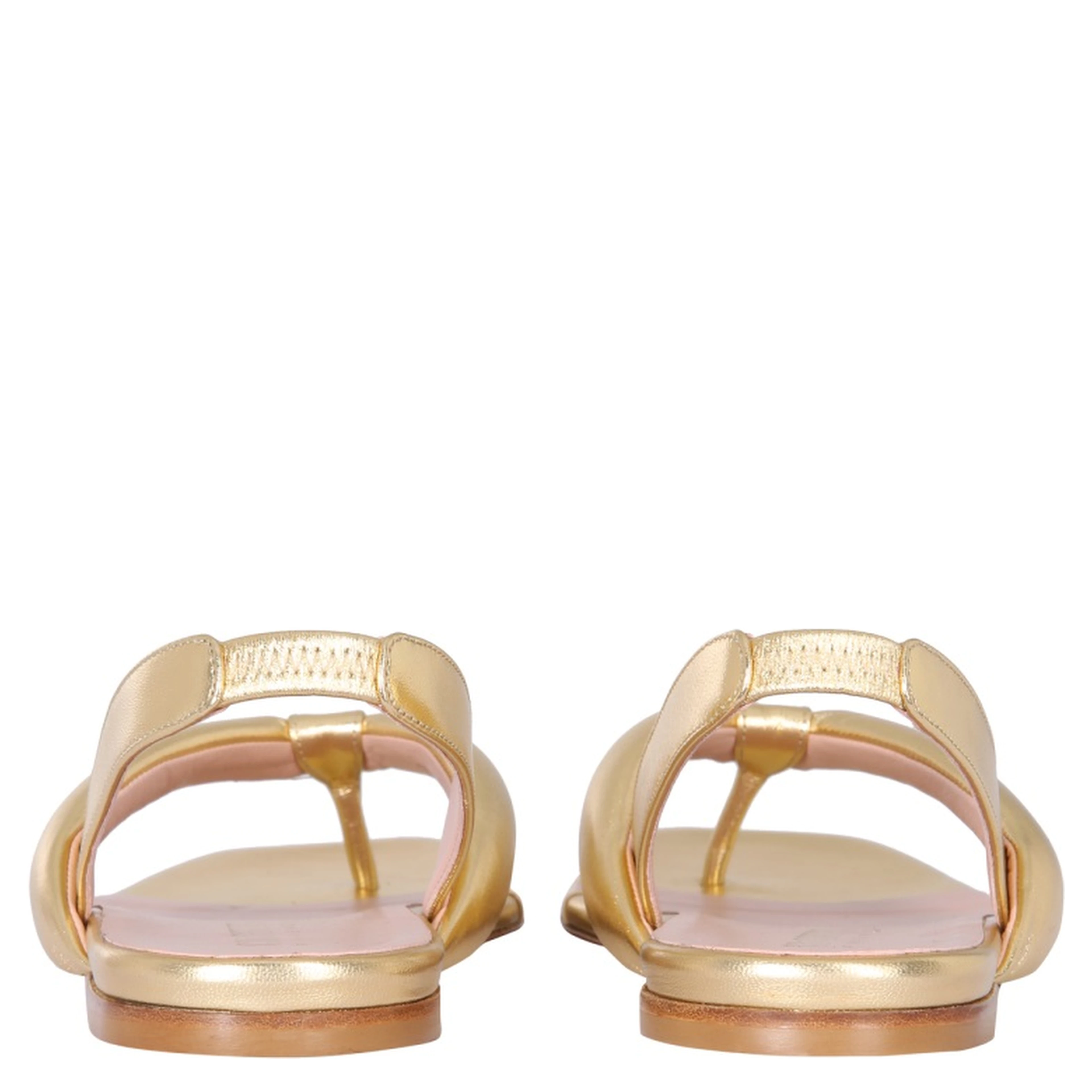 LEATHER SLINGBACK SANDALS