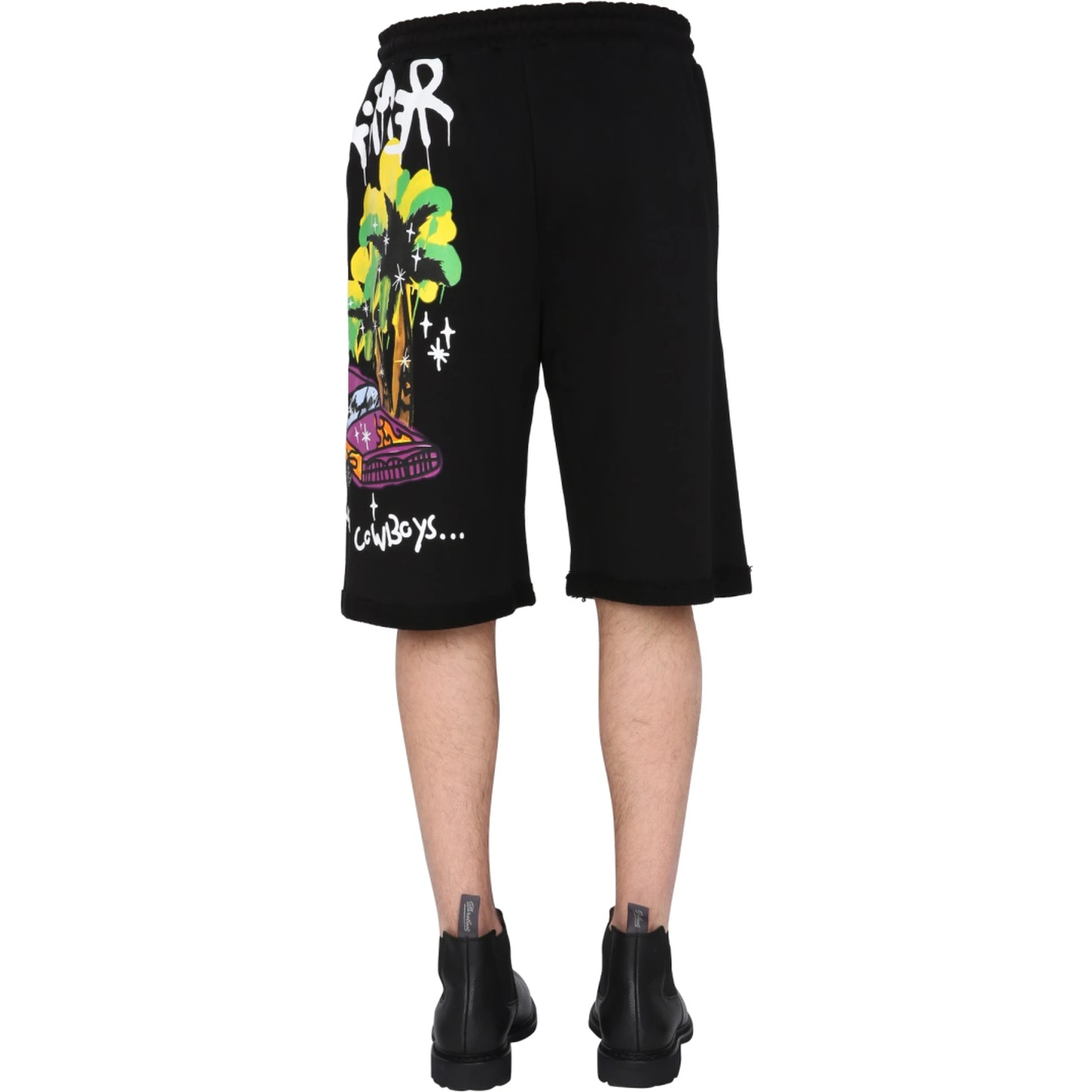 BERMUDA WITH SCREEN PRINT