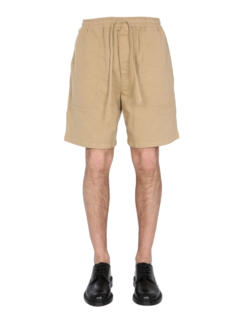 PAISLEY JACQUARD SHORTS