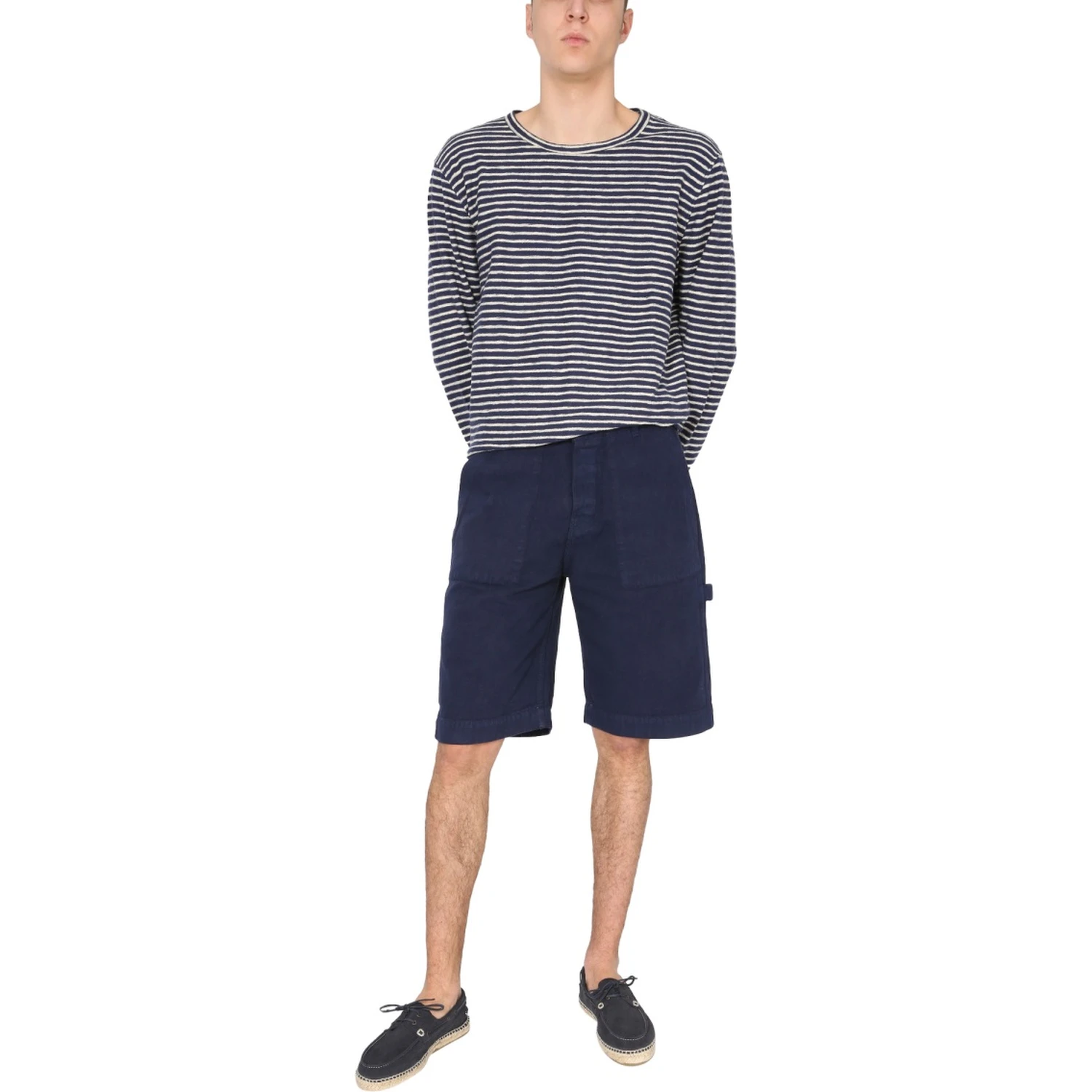 COTTON CANVAS BERMUDA