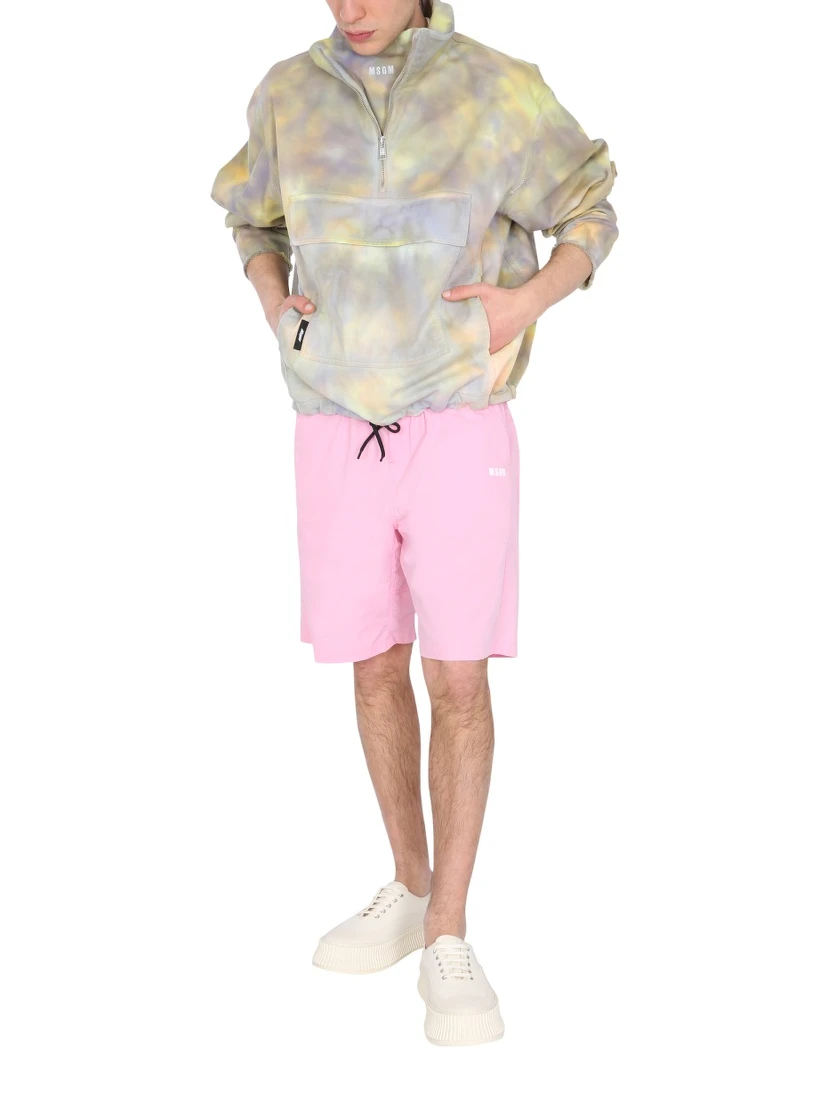 PRINTED ANORAK JACKET