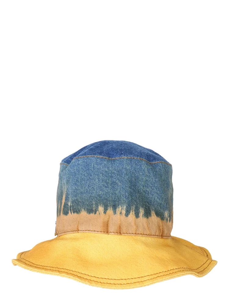 BUCKET HAT WITH TIE DYE PRINT