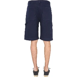 COTTON CANVAS BERMUDA