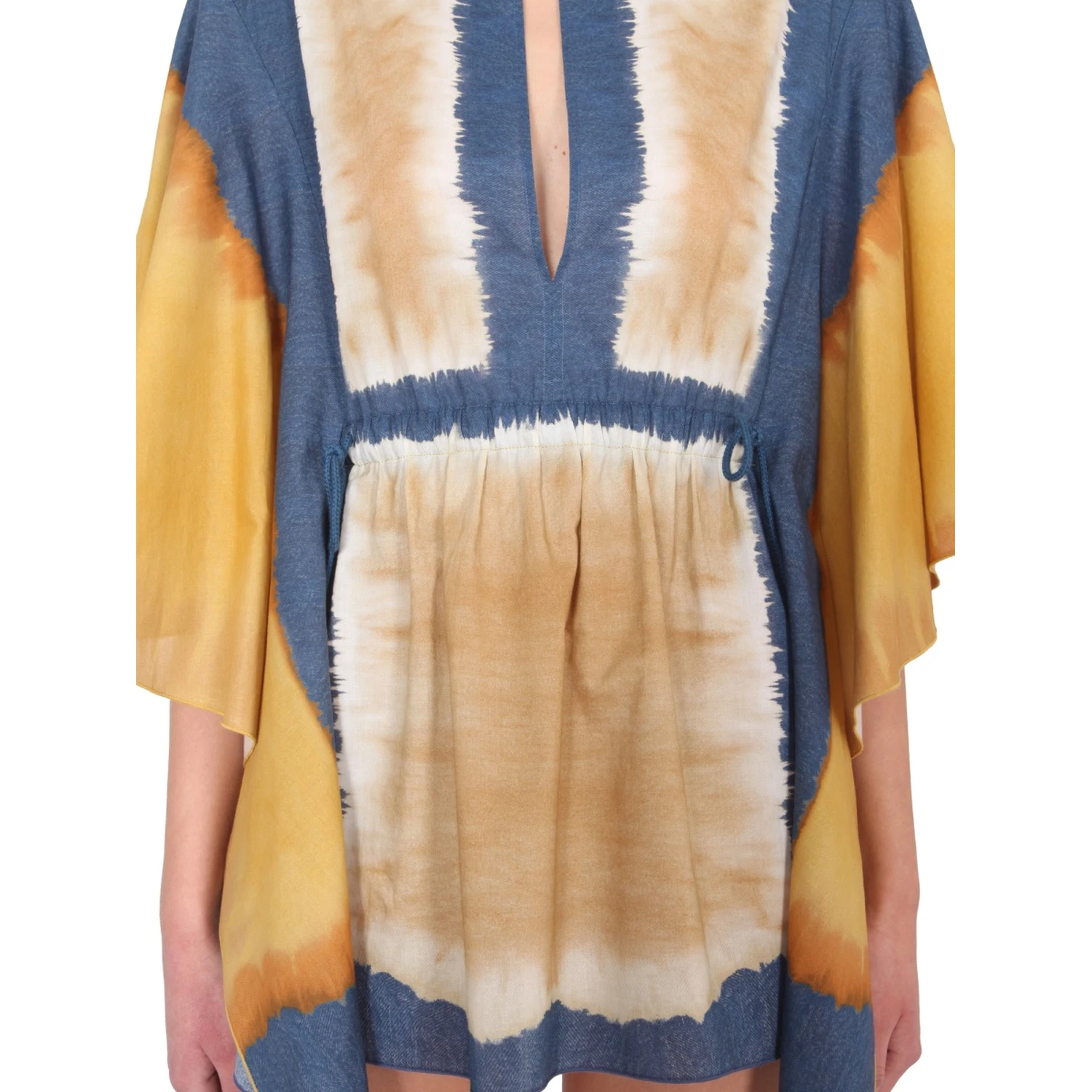 TIE DYE PRINT CAFTAN