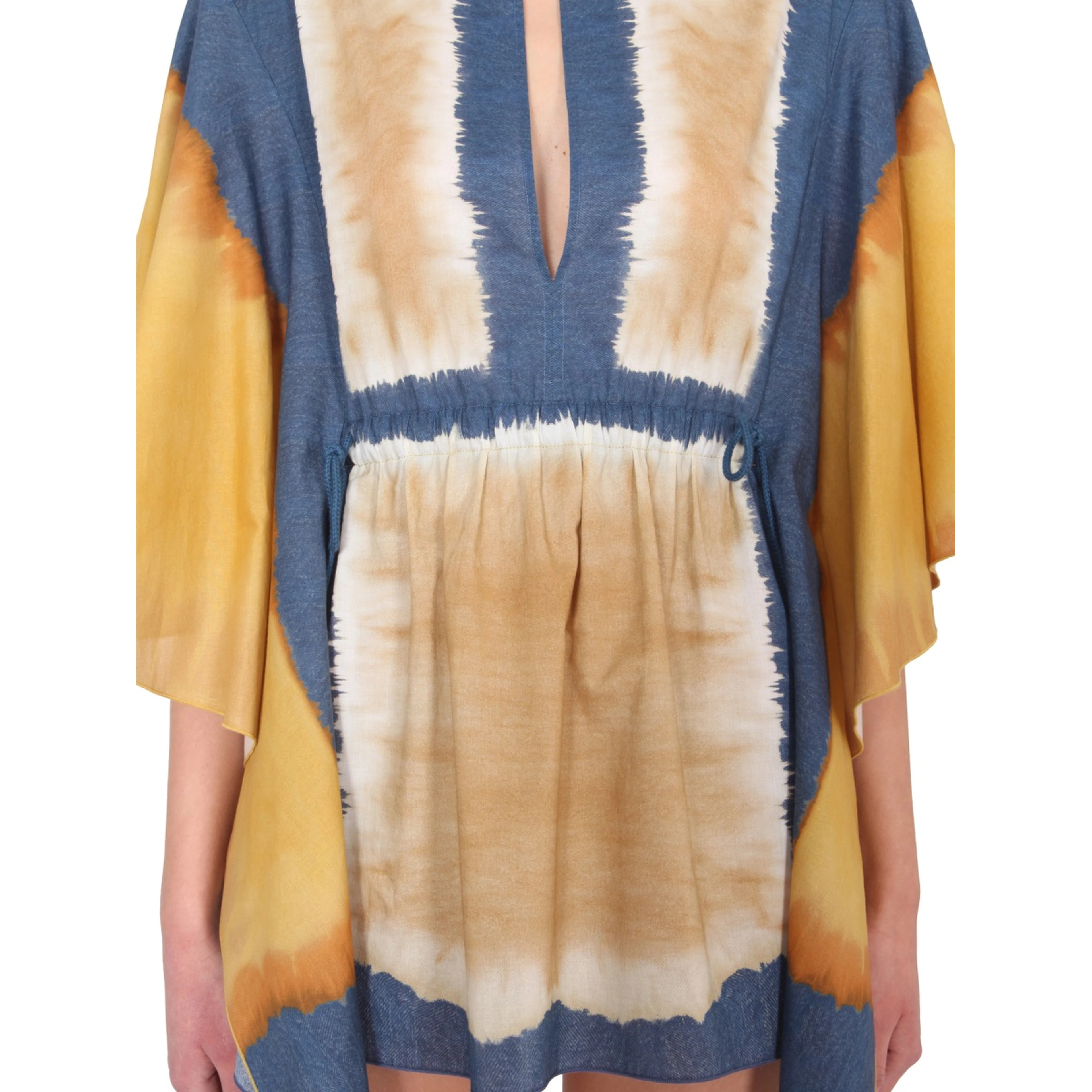 TIE DYE PRINT CAFTAN