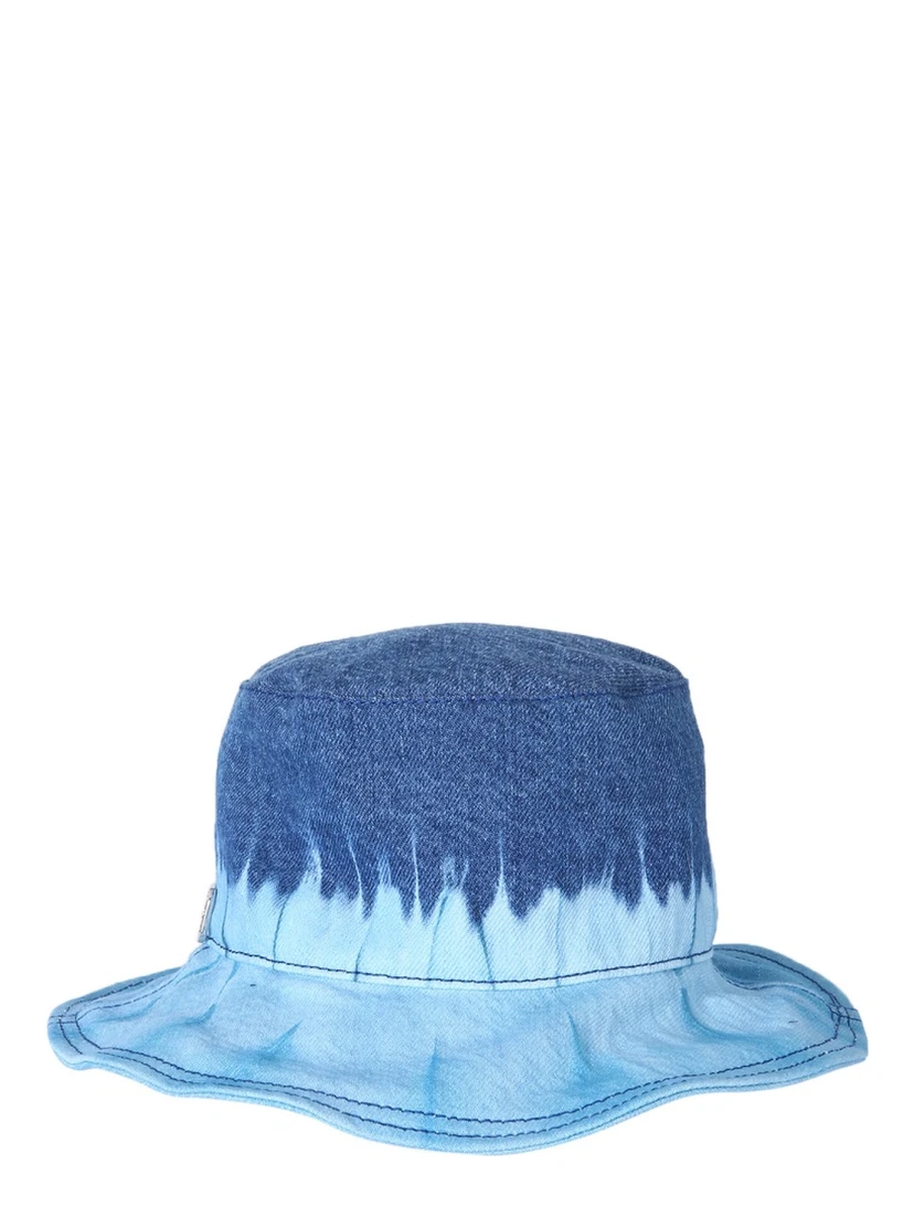 BUCKET HAT WITH TIE DYE PRINT