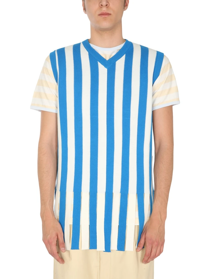 SWEATER WITH STRIPED PATTERN