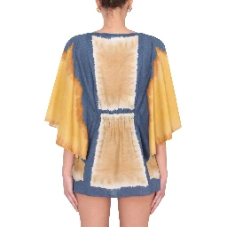 TIE DYE PRINT CAFTAN