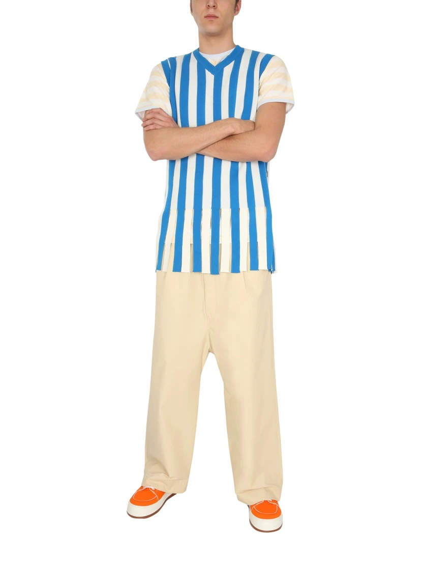 SWEATER WITH STRIPED PATTERN