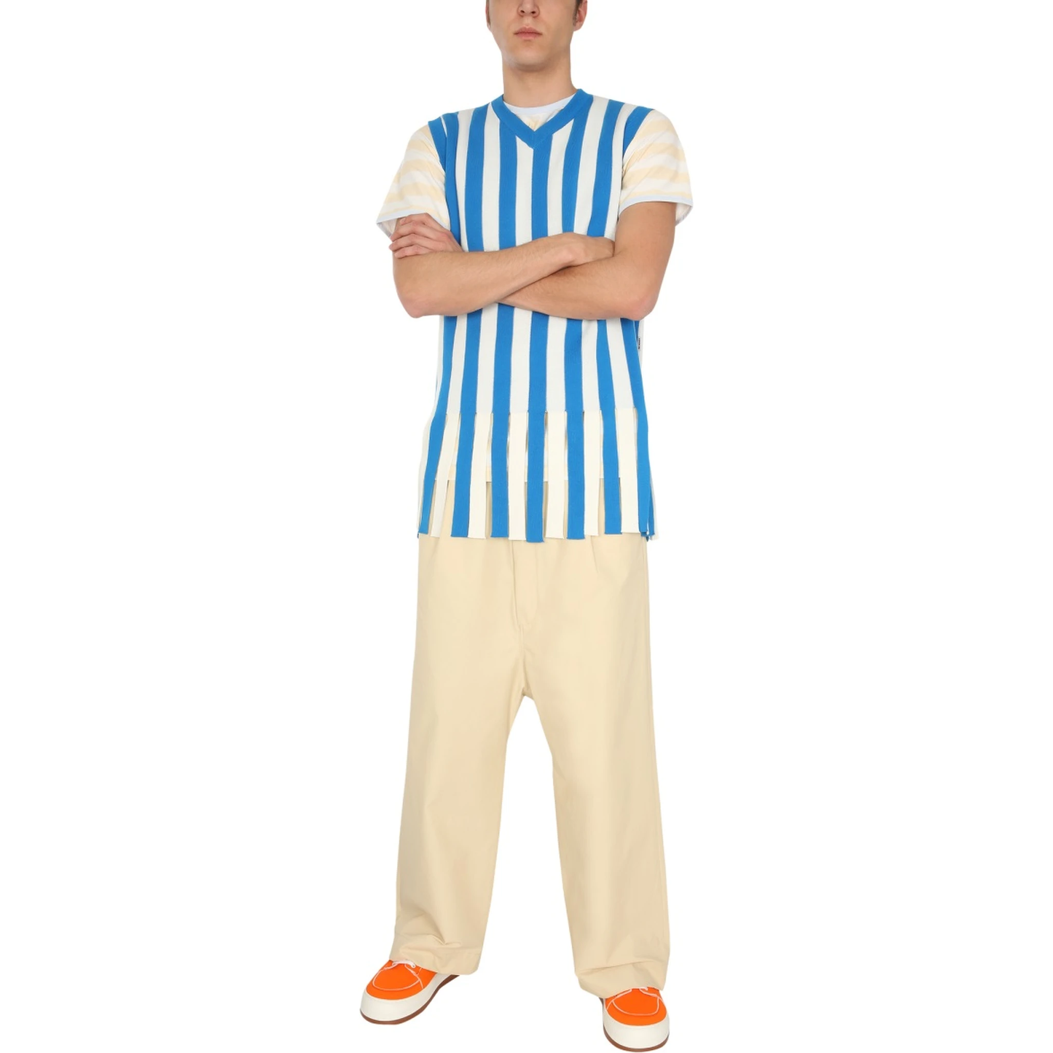 SWEATER WITH STRIPED PATTERN