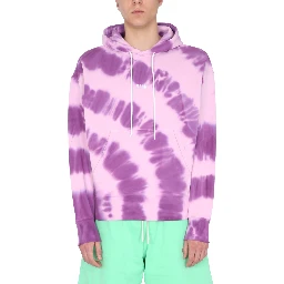 PRINTED SWEATSHIRT WITH MICRO LOGO